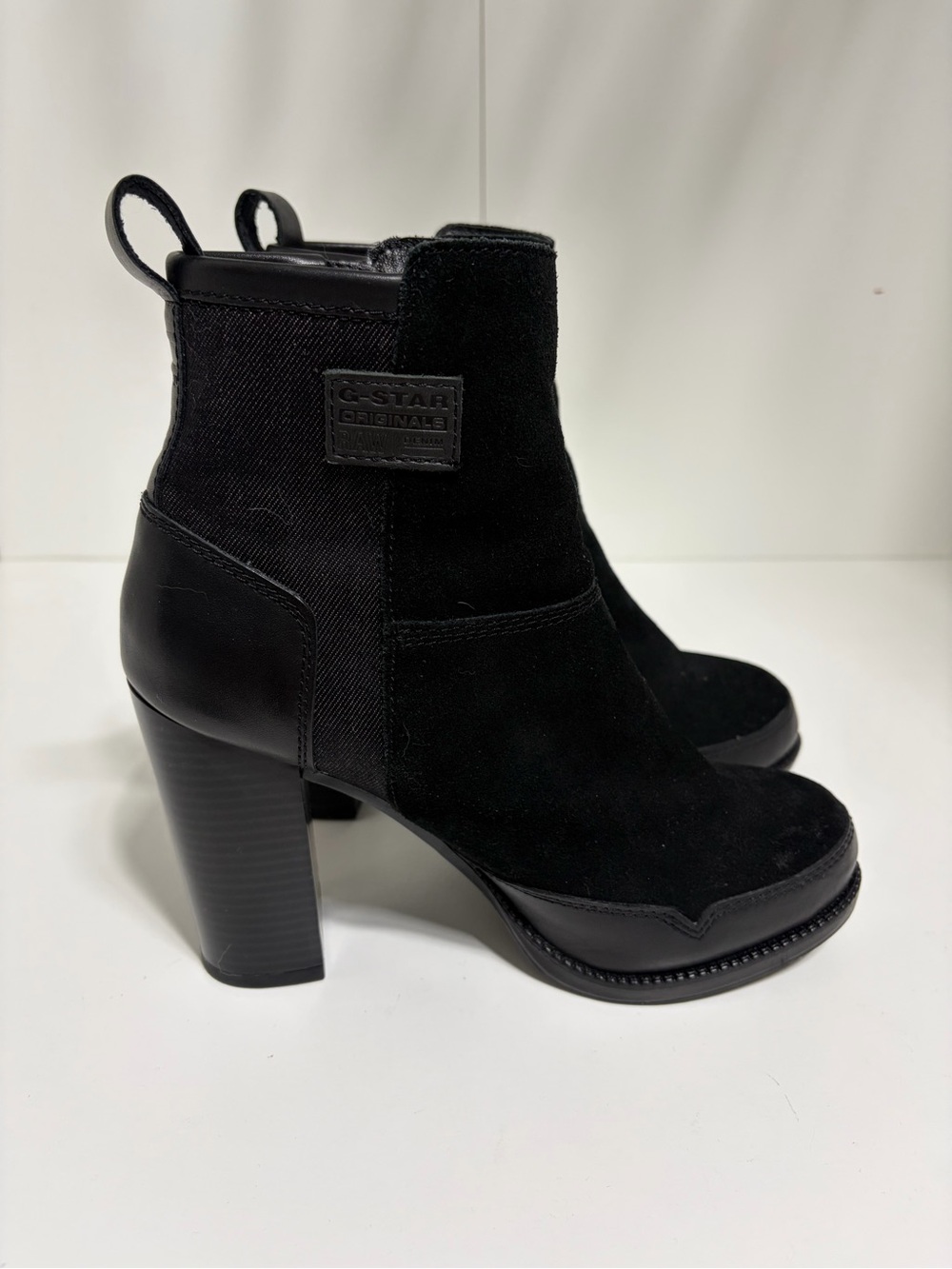 G Star Raw Labour Zip boots Cow Suede /Textile Size EU 38